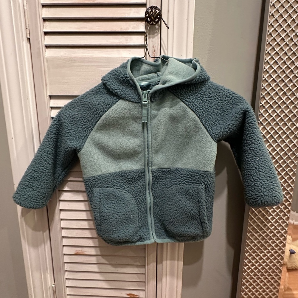 Cat & Jack Sherpa Fleece Zip-Up Hoodie (2T)